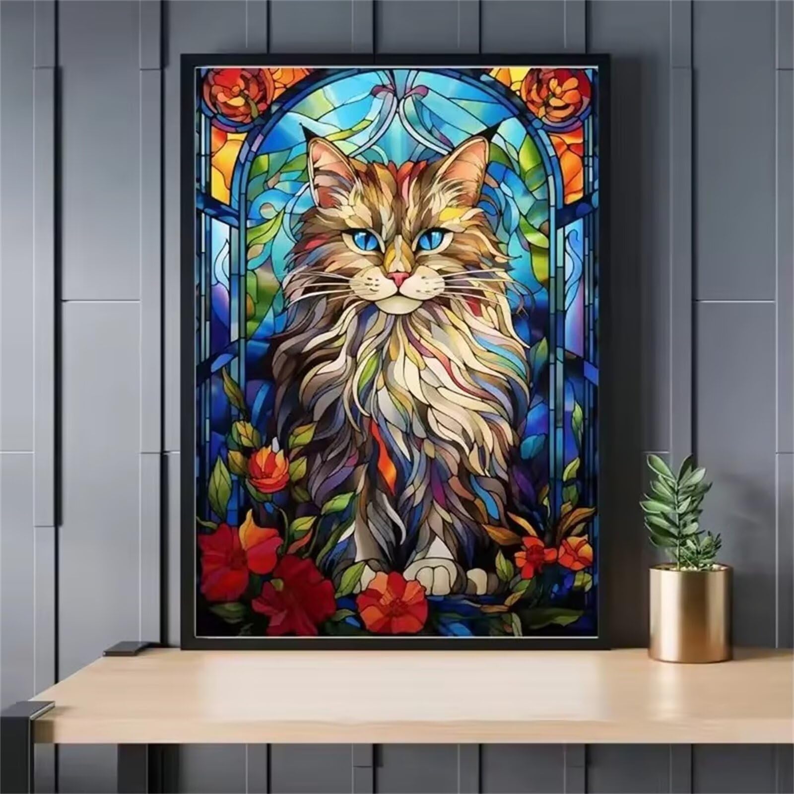 Puzzle dla dorosłych, 1000 elementów, kwiat, kot, zwierzę, grafika, puzzle 75 x 50 cm, kolorowe puzzle "zrób to sam" do dekoracji domu, rodzinne puzzle dla początkujących i dzieci