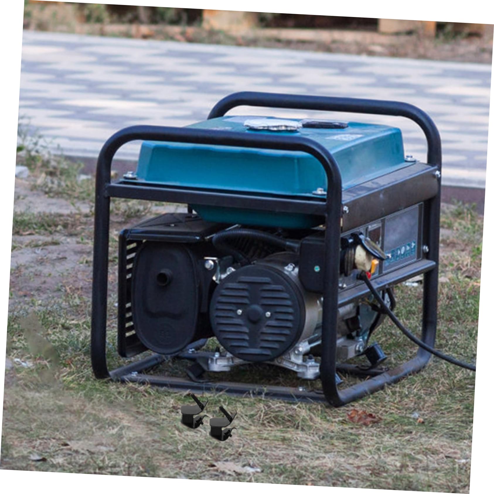Supporti Motore in Gomma e Ferro 4 Pezzi per Generatori 188f 190f Antivibrazione Portatili per Ridurre Vibrazioni Motore Diesel 2kw-3kw