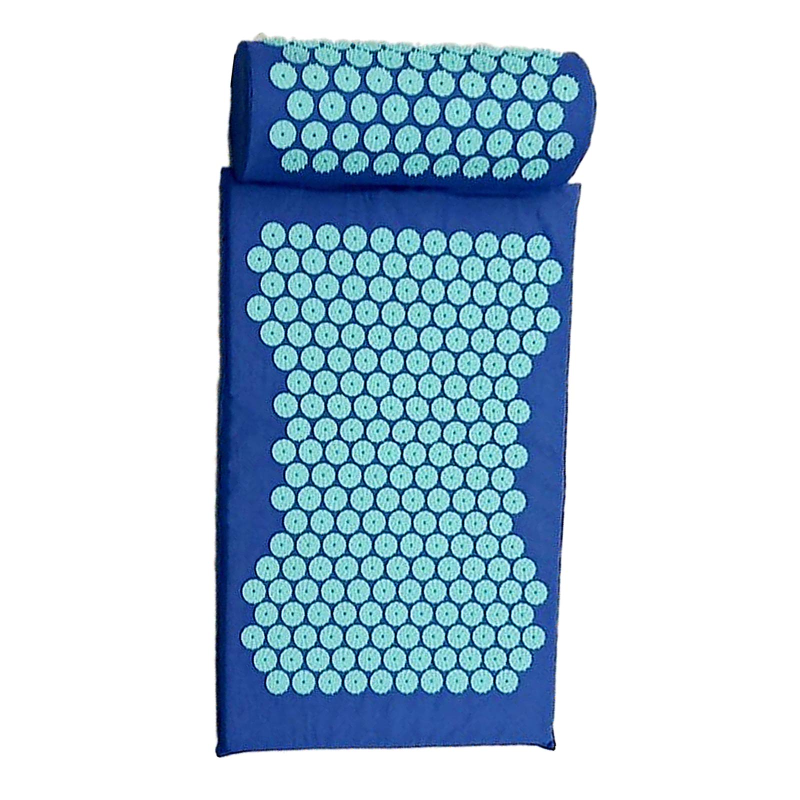 Tapis D'acupression – Coussin de Massage Complet pour Le Dos, Les Jambes, La Nuque, pour Soulager Le Stress et Idéal En, Bleu