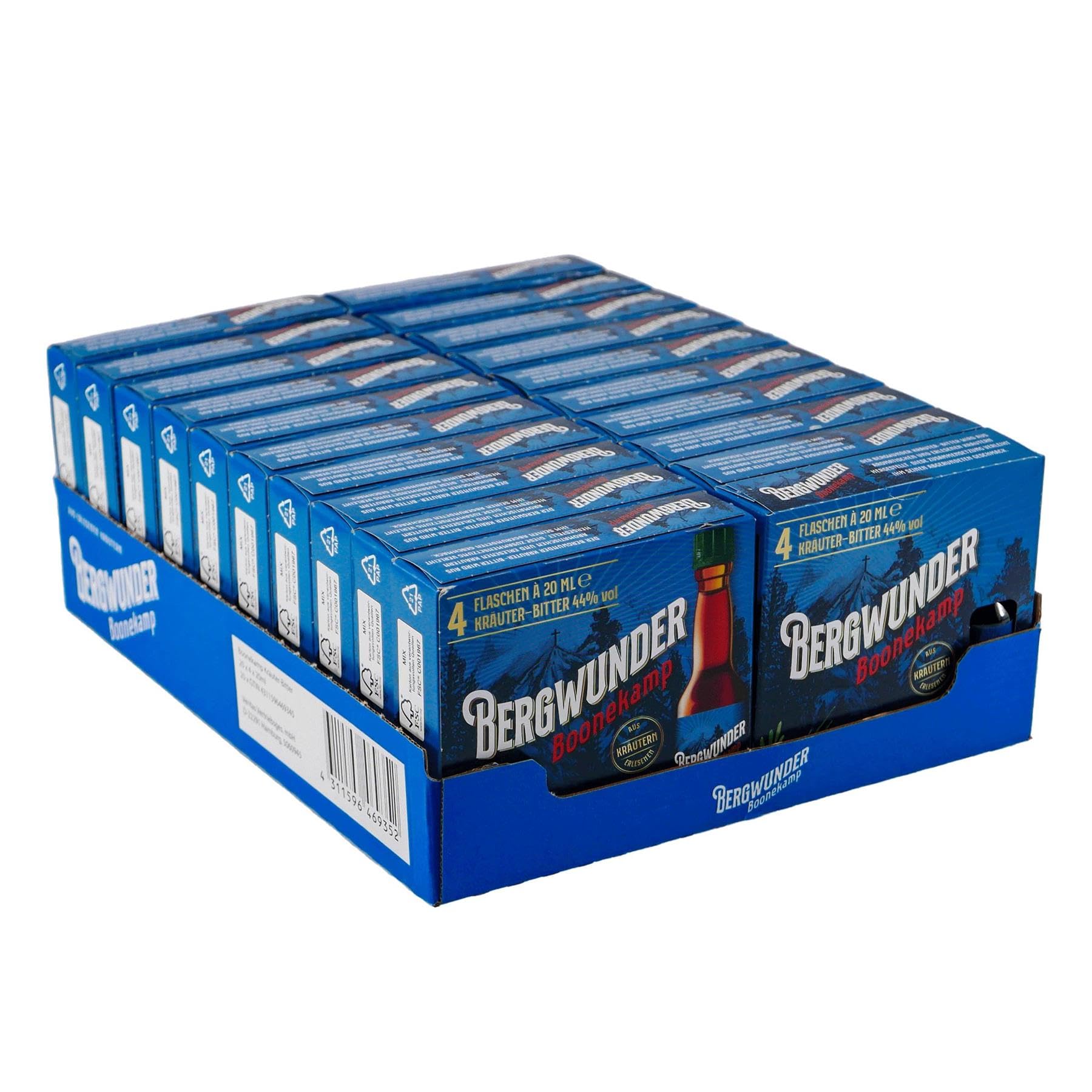 Bergwunder Boonekamp Kräuterbitter (80 x 0,02 L)