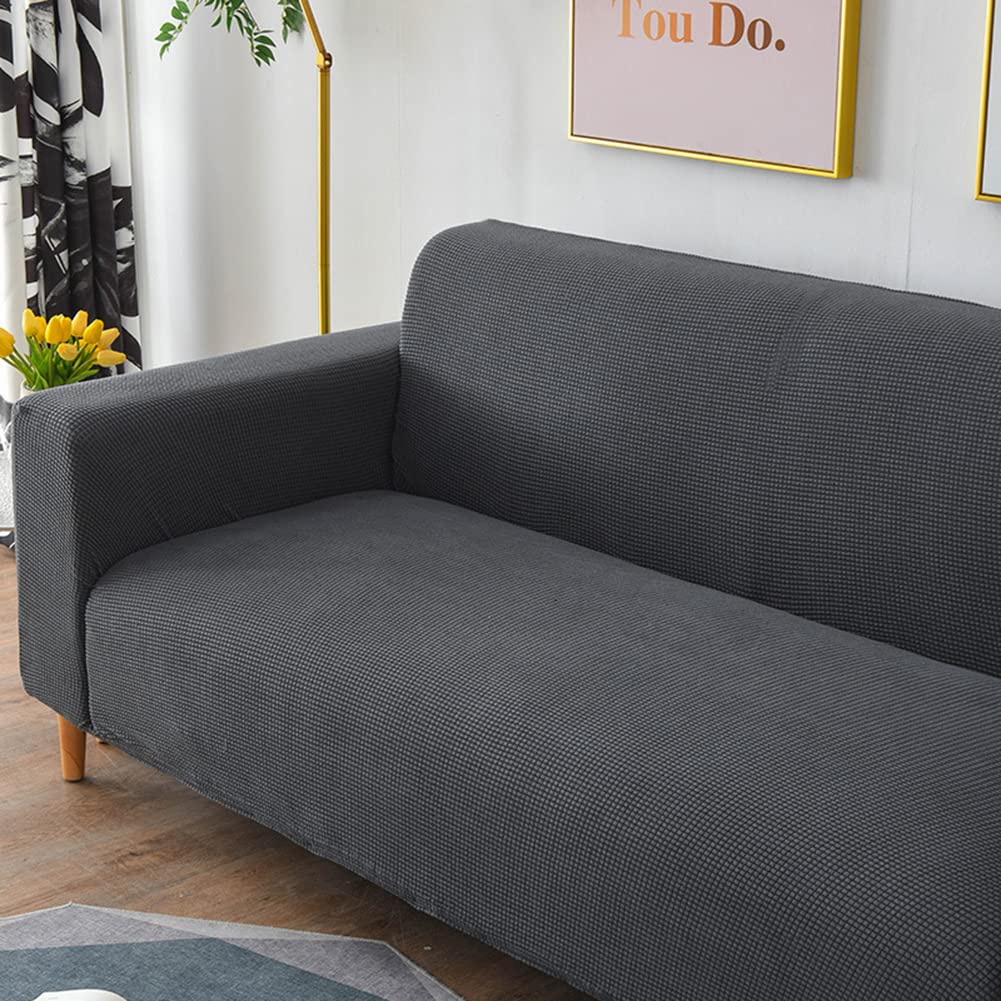 Housse de canapé extensible antidérapante lavable grand confort 3 places