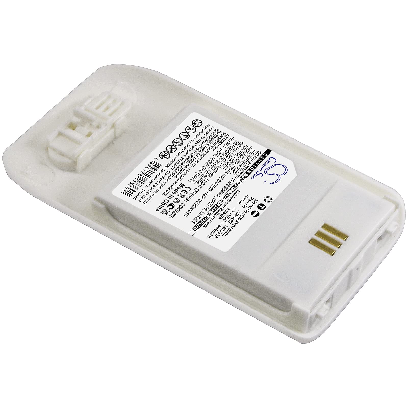 Batterie TECHTEK Compatible Mitel 5614 / Ascom D63 - Li-ion 3,7V 800mAh