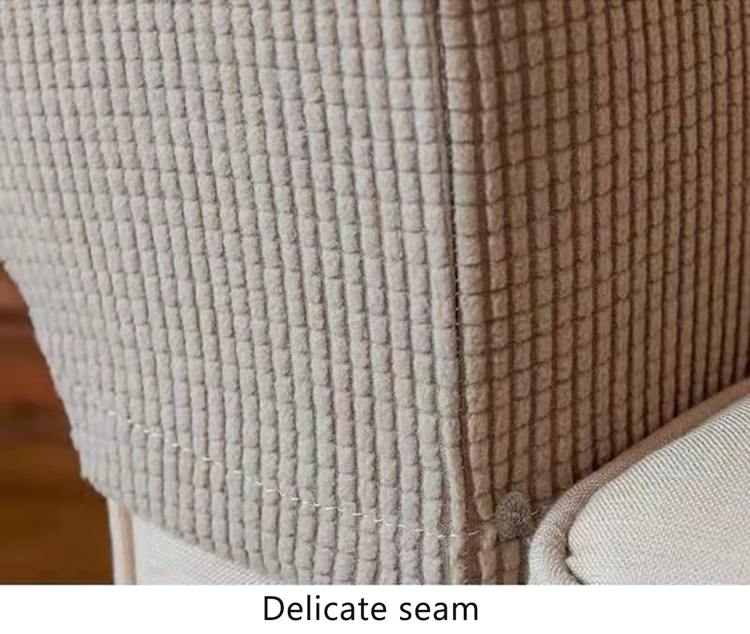 Copribracciolo Addensato Protezione bracciolo Jacquard Elasticizzato copribraccioli Lavabili Antiscivolo Protezione divanetto - Grigio Chiaro - 4 Pezzi