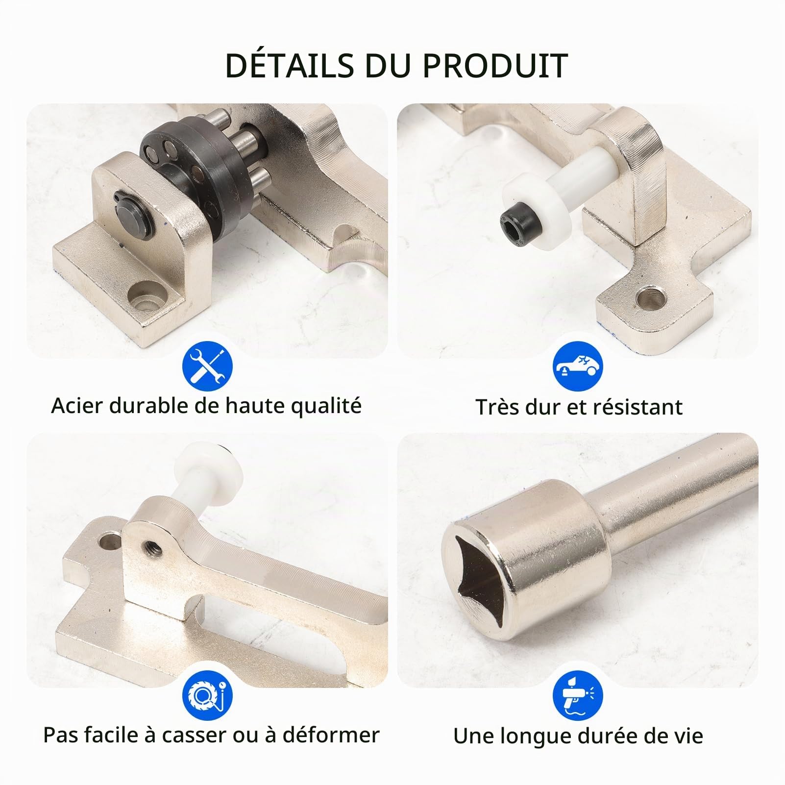 9378 651589004000 Kit d'outils de guidage de chaîne de distribution pour Mercedes Benz Moteur 651589004000 (10 pièces)