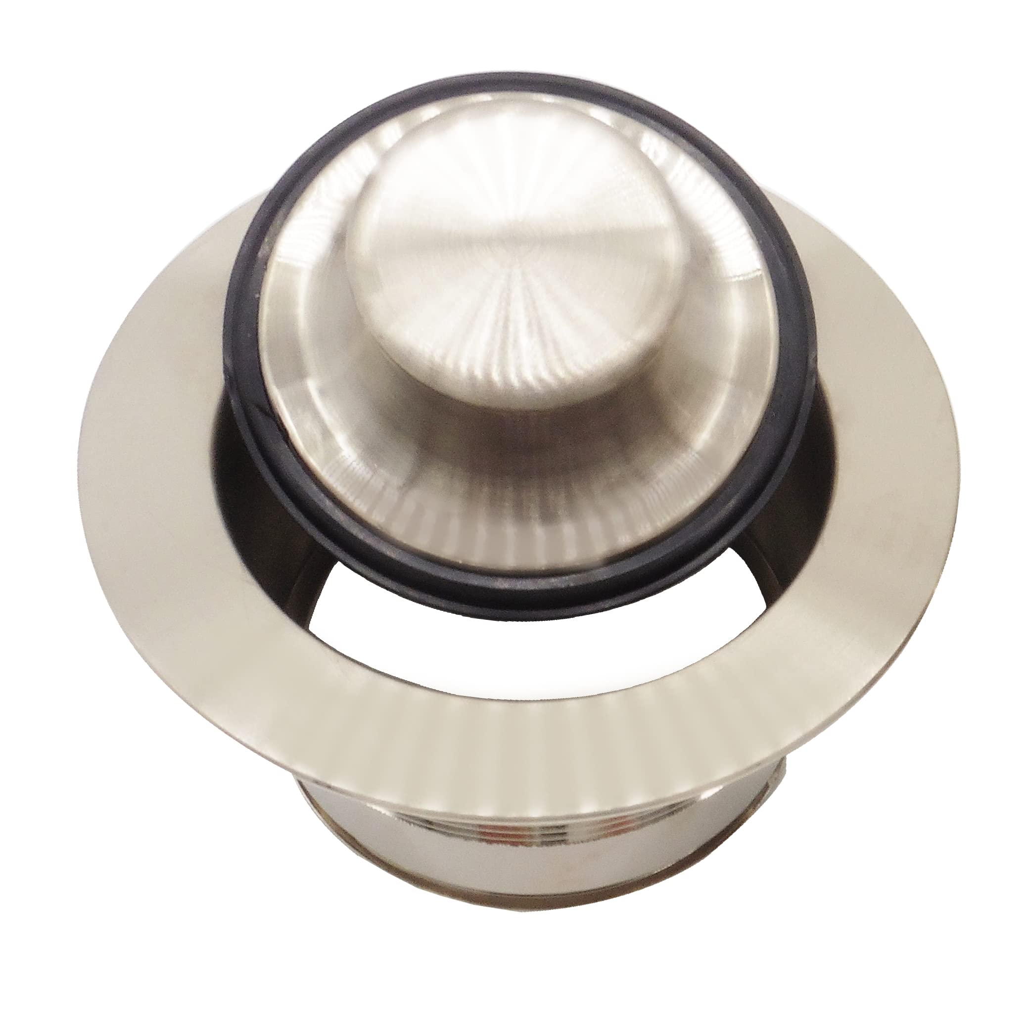 Westbrass CO2185-20 Combo Pack 3-1/2 "Post Style Large Kitchen Sink Basket Filtro e scarico rifiuti Flangia con Stopper, Acciaio Inox