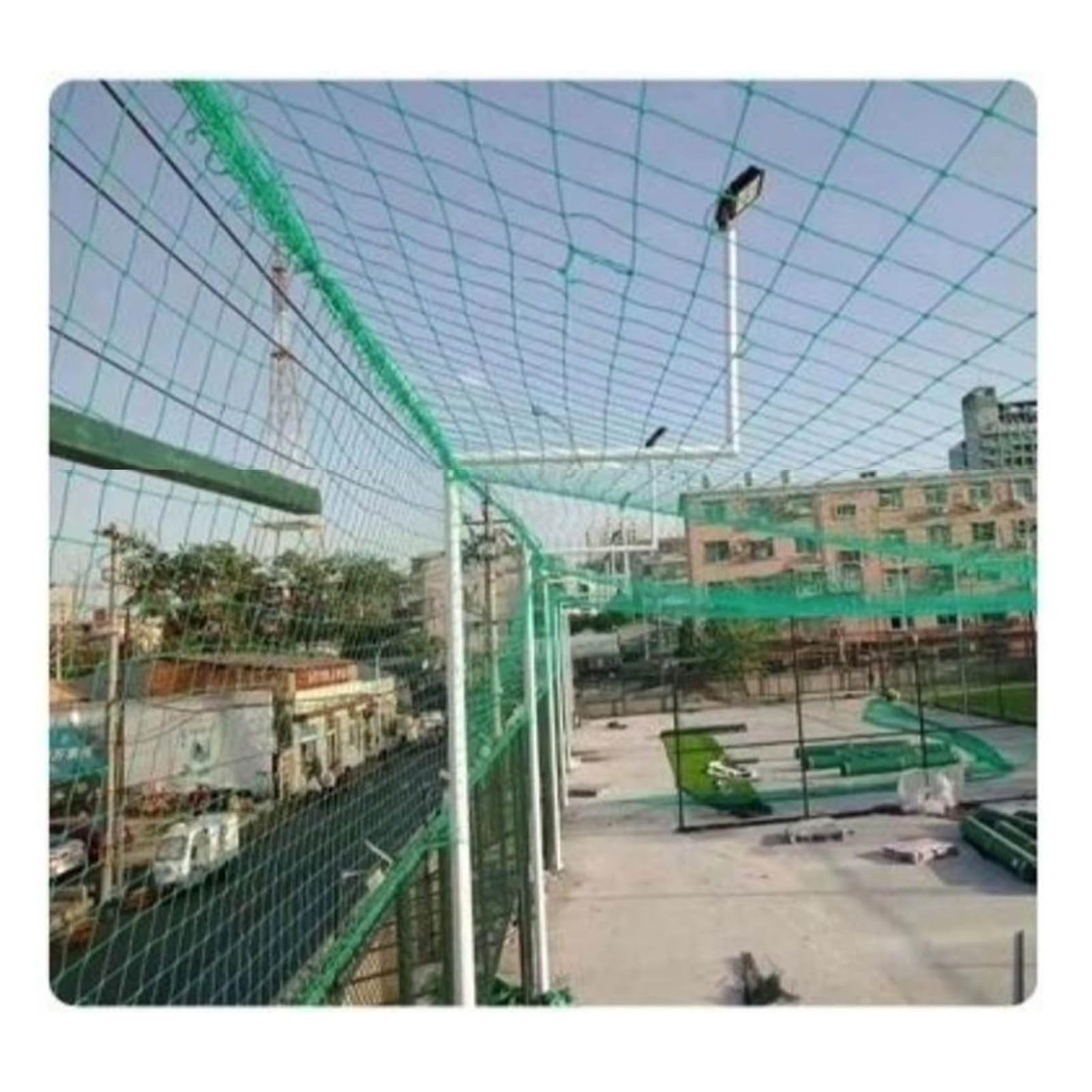 Höhenabsicherung für Baustellen Netze Außergewöhnliche Haltbarkeit LKW Anhänger Ladungsnetze für Tischtennisplätze 2.5x10m(9.2x32.8ft)