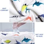 Toddler Boys Bathrobes,Kids Boys Animal Plush Bathrobe Dinosaur Hooded Flannel Sleep Robe 2-7 Years