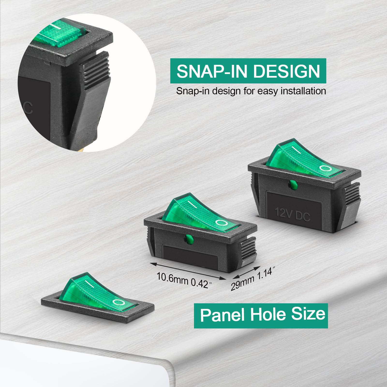 Switch3点セット Amazon.com: ZXTDR 3-Speed Module Switch, 22mm 7/8 inch