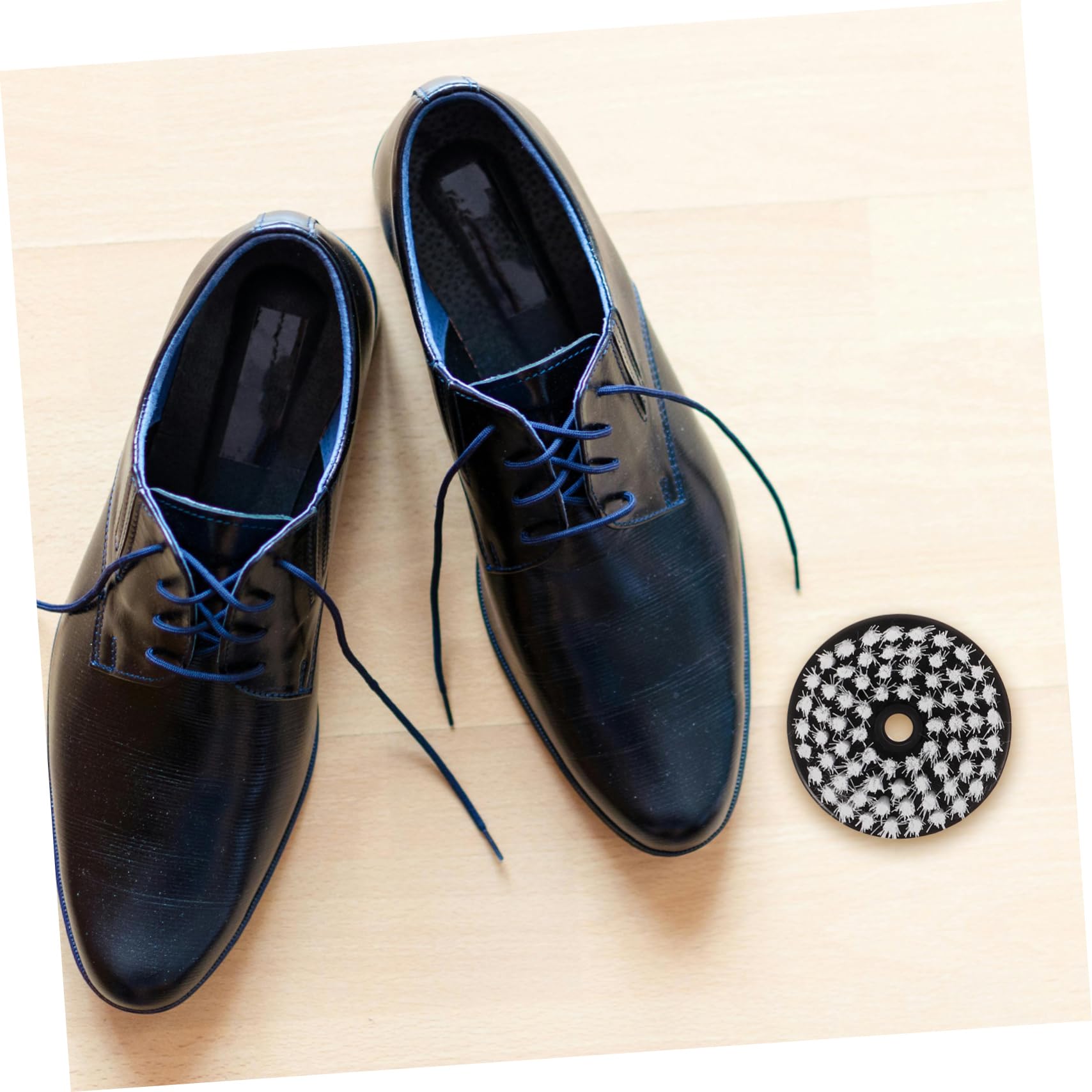 2 Series Cepillos para Limpiar Y Pulir Zapatos Incluye Cepillo De Pulido Y Esponjas Herramientas De Cuidado para Calzado Accesorios Y Multifuncionales para Limpieza De 4 Piezas*2