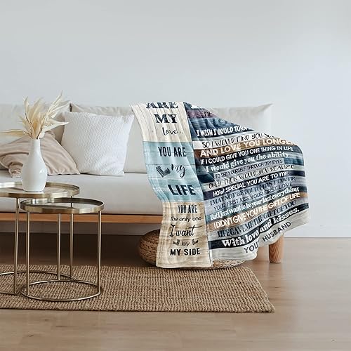 Miniatura 4 de Regalo romántico de aniversario para esposa, manta sherpa de microforro polar ultrasuave, regalo de San Valentín para ella, regalos de cumpleaños