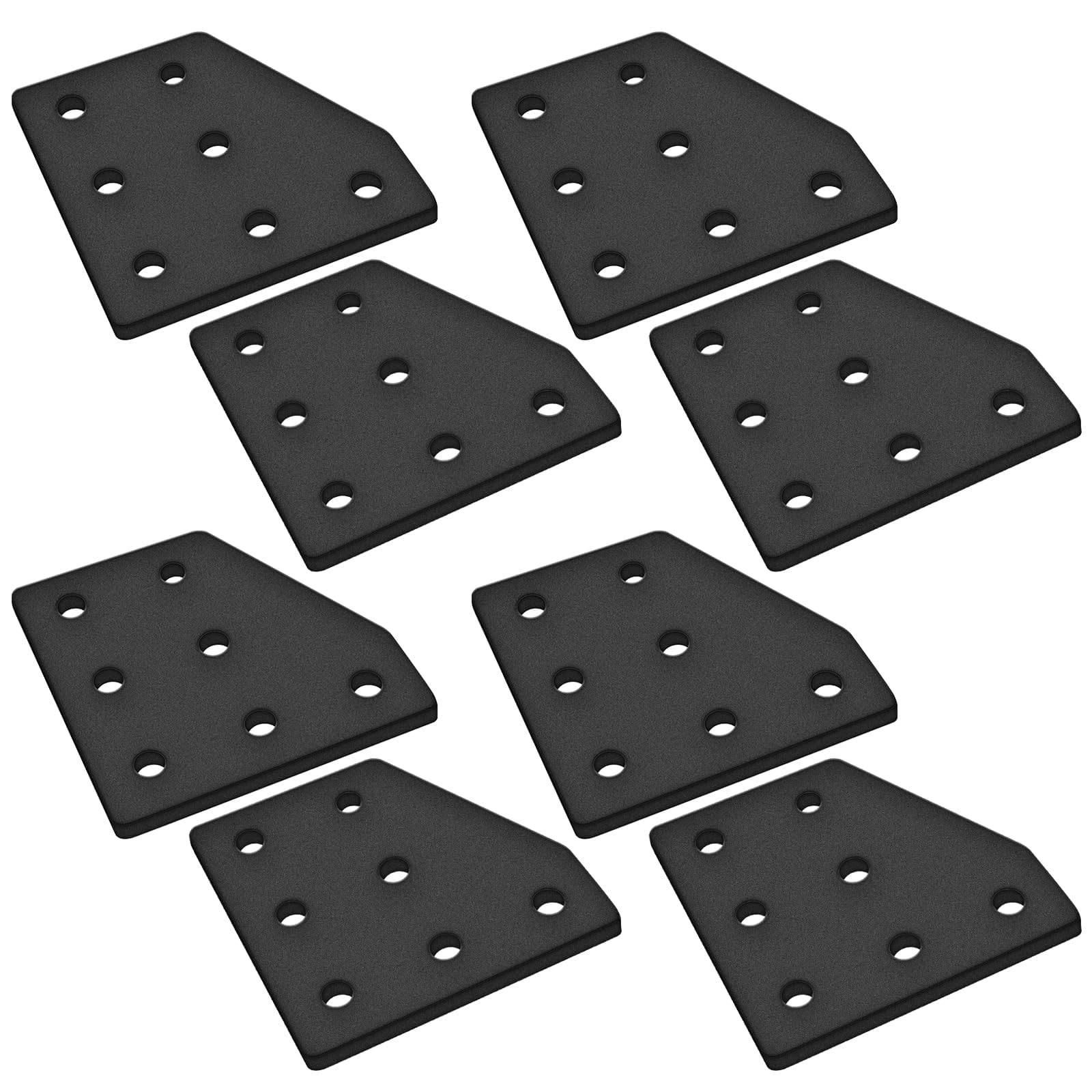 Accessorio Stampante 3D CheckReality Piastra Di Giunzione A T Per Stampante 3D - 5 Fori, Per Profili Alluminio 2020, Colore Nero Block Shaft Giulietta - Foto 3