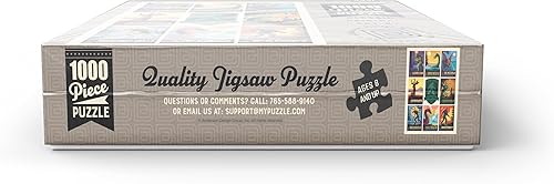 Miniatura 11 de MyPuzzle Legends of The National Parks Impresión multiimagen - Edición 1, póster vintage - Rompecabezas premium de 1000 piezas para adultos