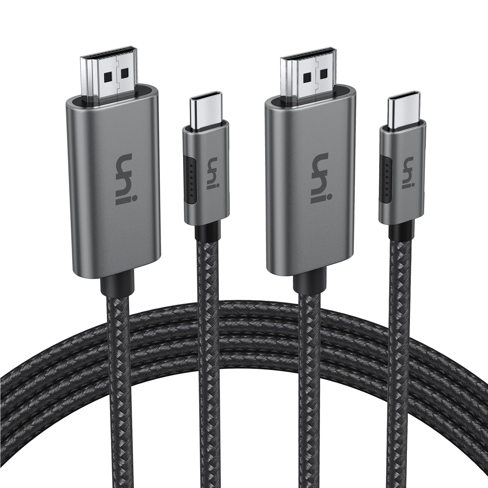 uni USB C to HDMI Cable 6ft 2 Pack