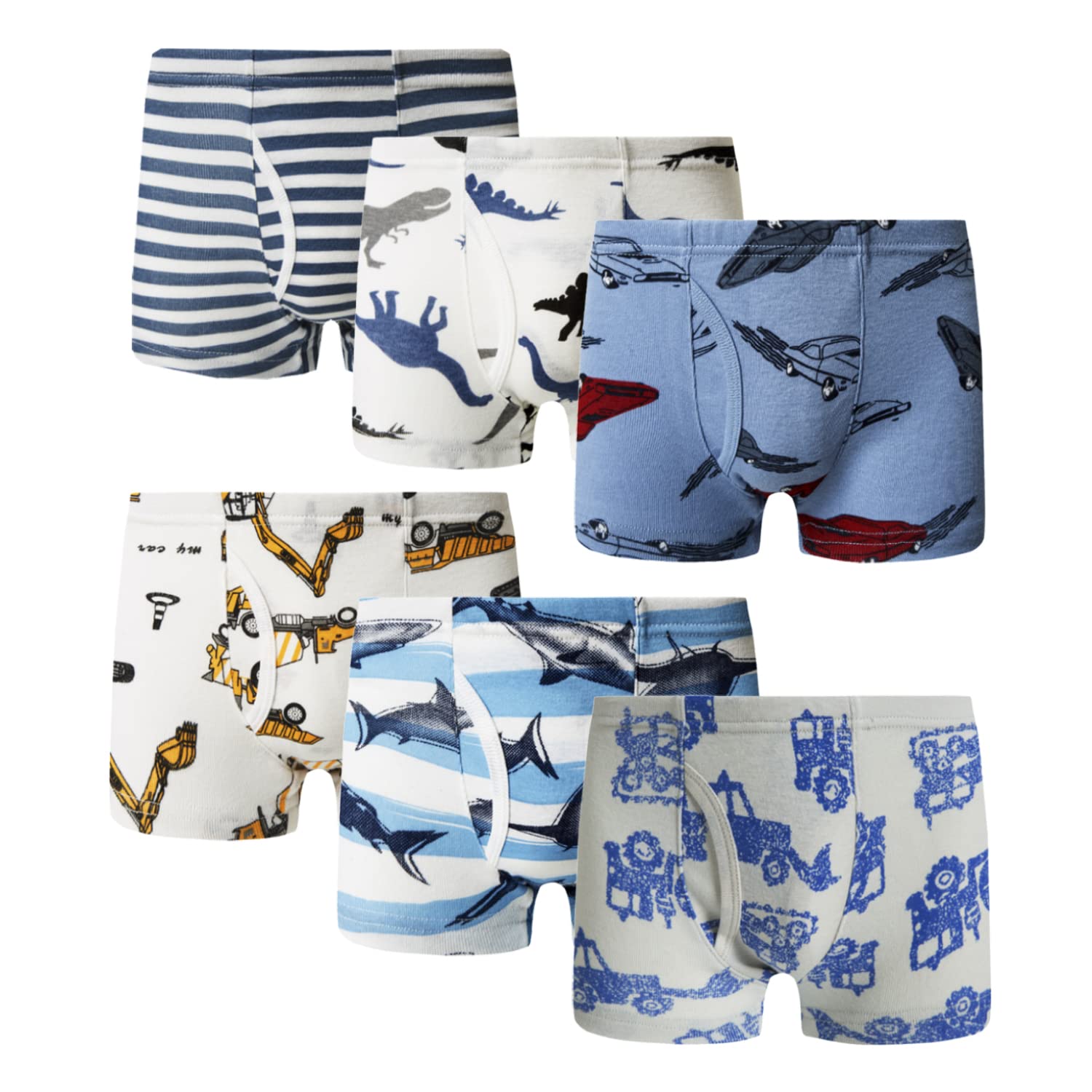 XKUN Men's Boxer Cotton Boys Boxer Briefs Comfortable