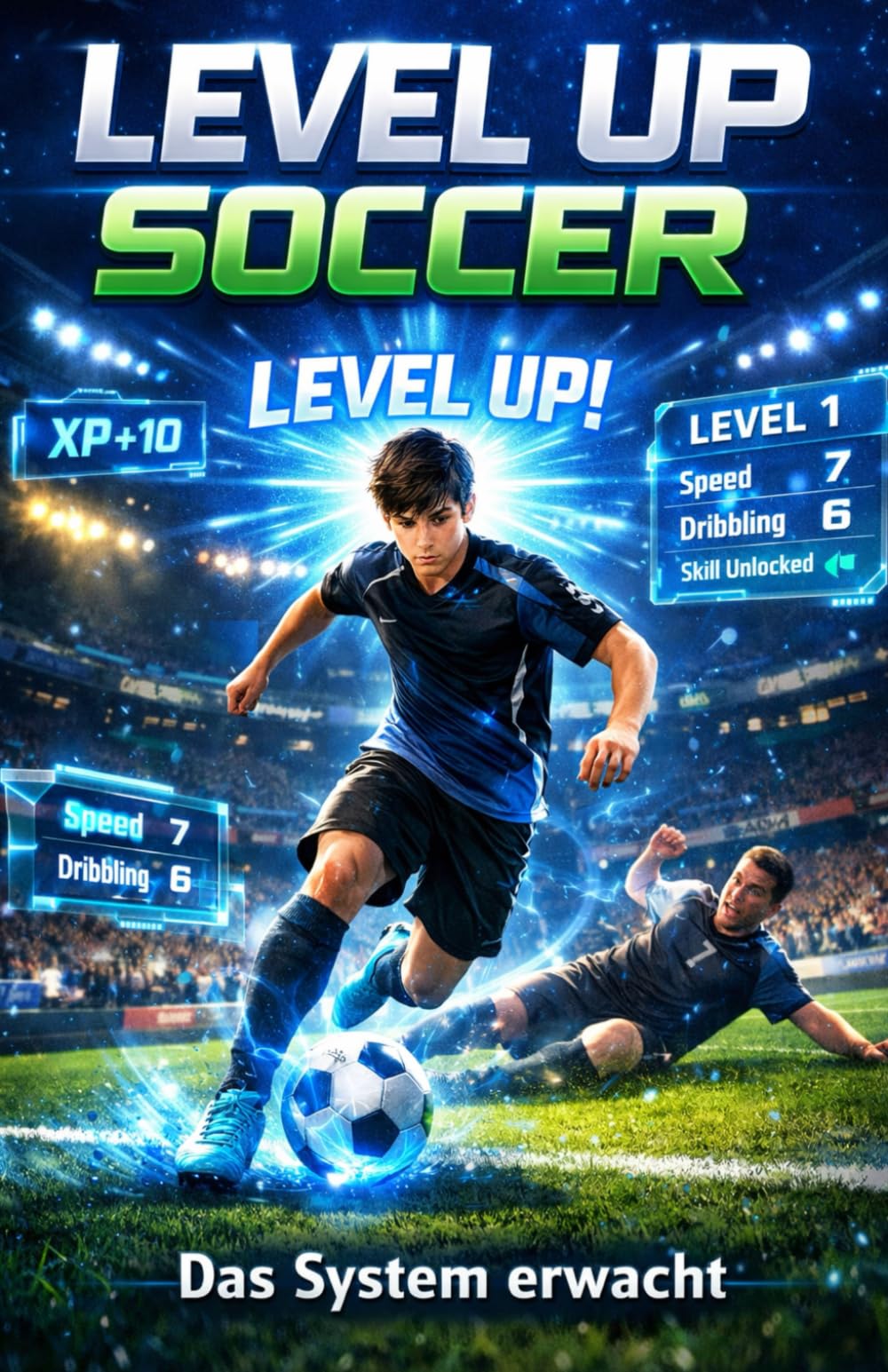 LEVEL UP SOCCER – Das System erwacht: Band 1: Ein spannender LitRPG-Fußballroman über Skills, Level-Ups und den Weg zum Profi