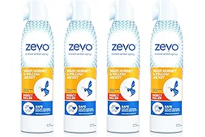 Zevo Wasp Freeze Spray for Stinging Insects, 48oz, 4 Pack