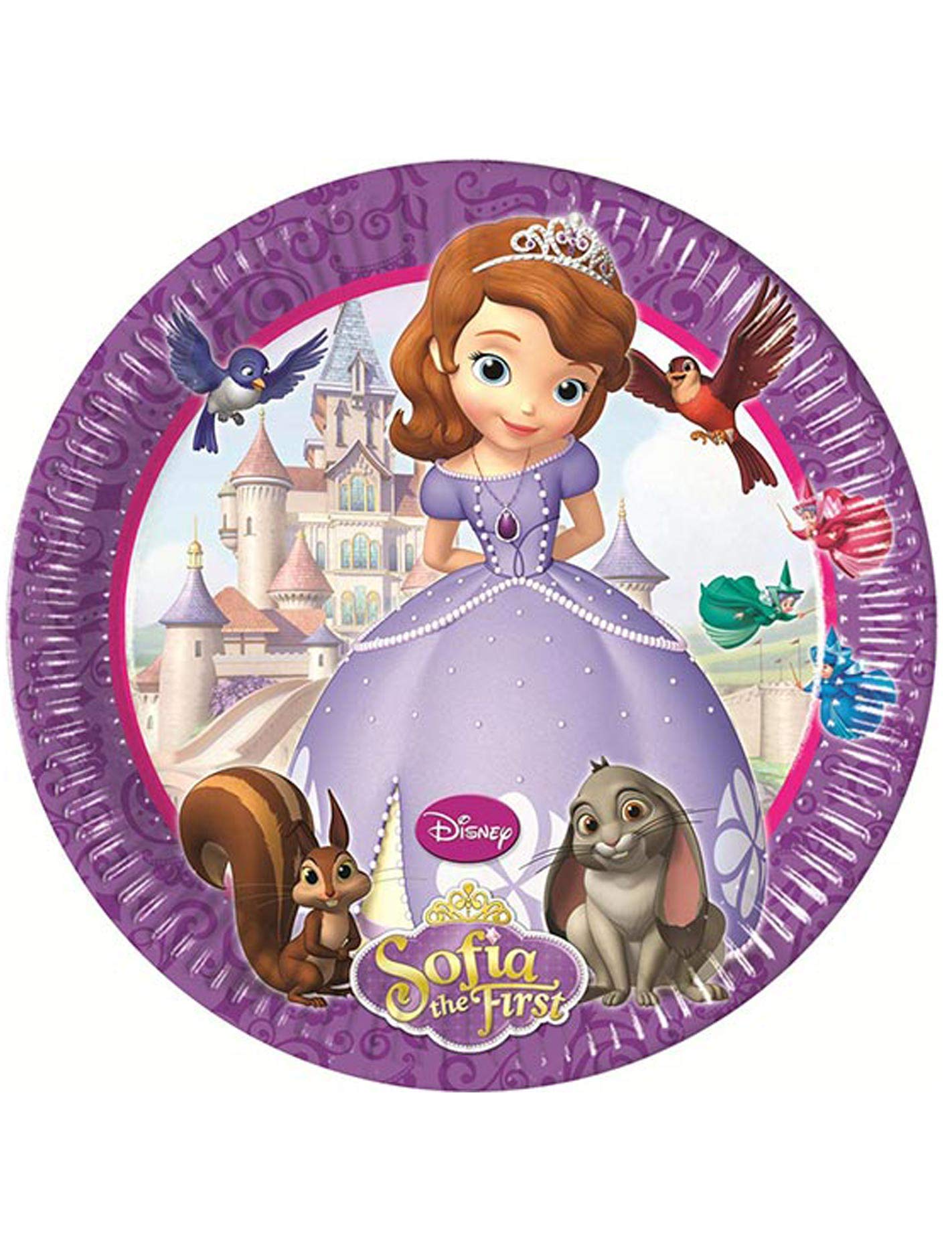 Sofia The First Paper Plates