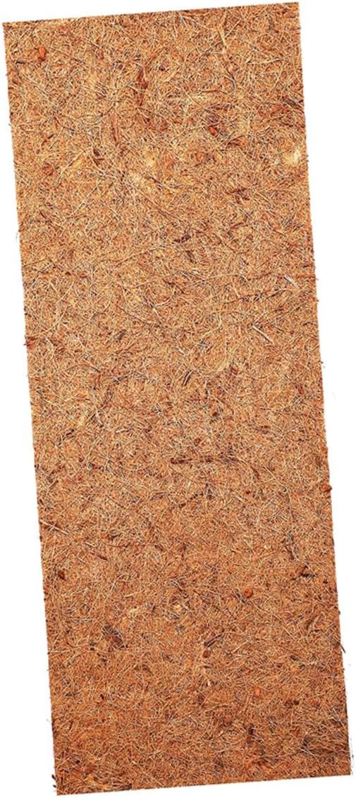 FRCOLOR Natural Reptile Carpet Mat Non-Slip Coconut Fiber Liner for Terrarium Reptile Climb Mat Durable Moisture Retaining Safe for Lizards Snakes and Turtles