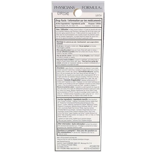 Miniatura 3 de Fórmula de médicos base orgánica 100 natural crema CC claro 12 oz