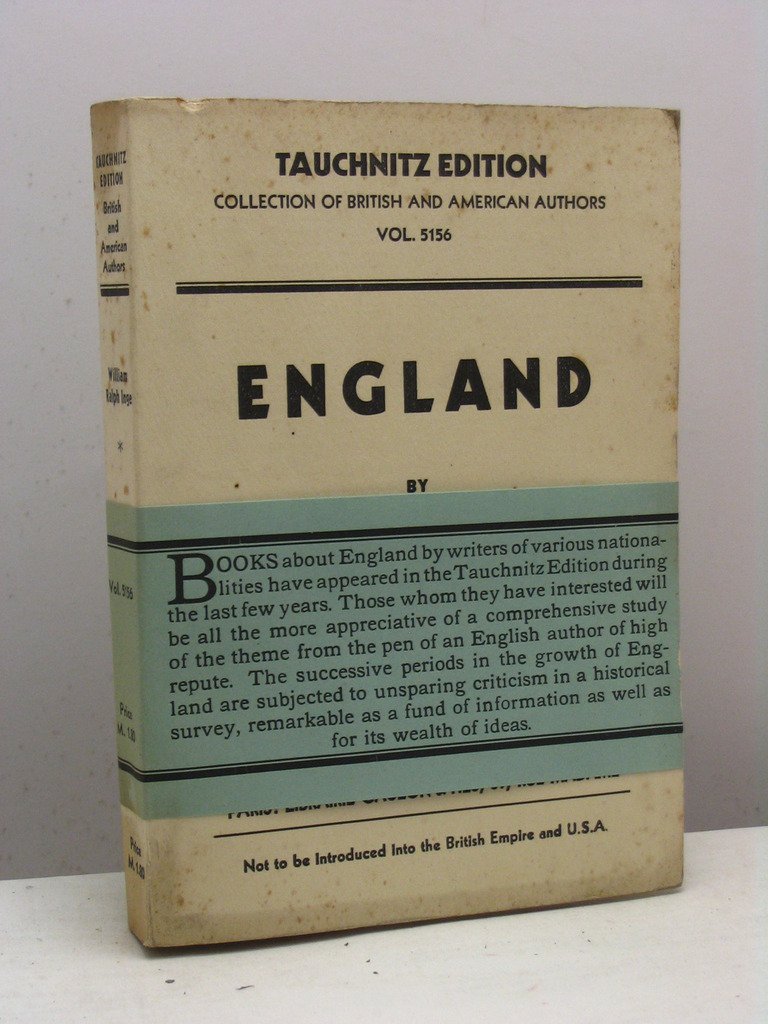 ENGLAND.: William Ralph. Inge: Amazon.com: Books