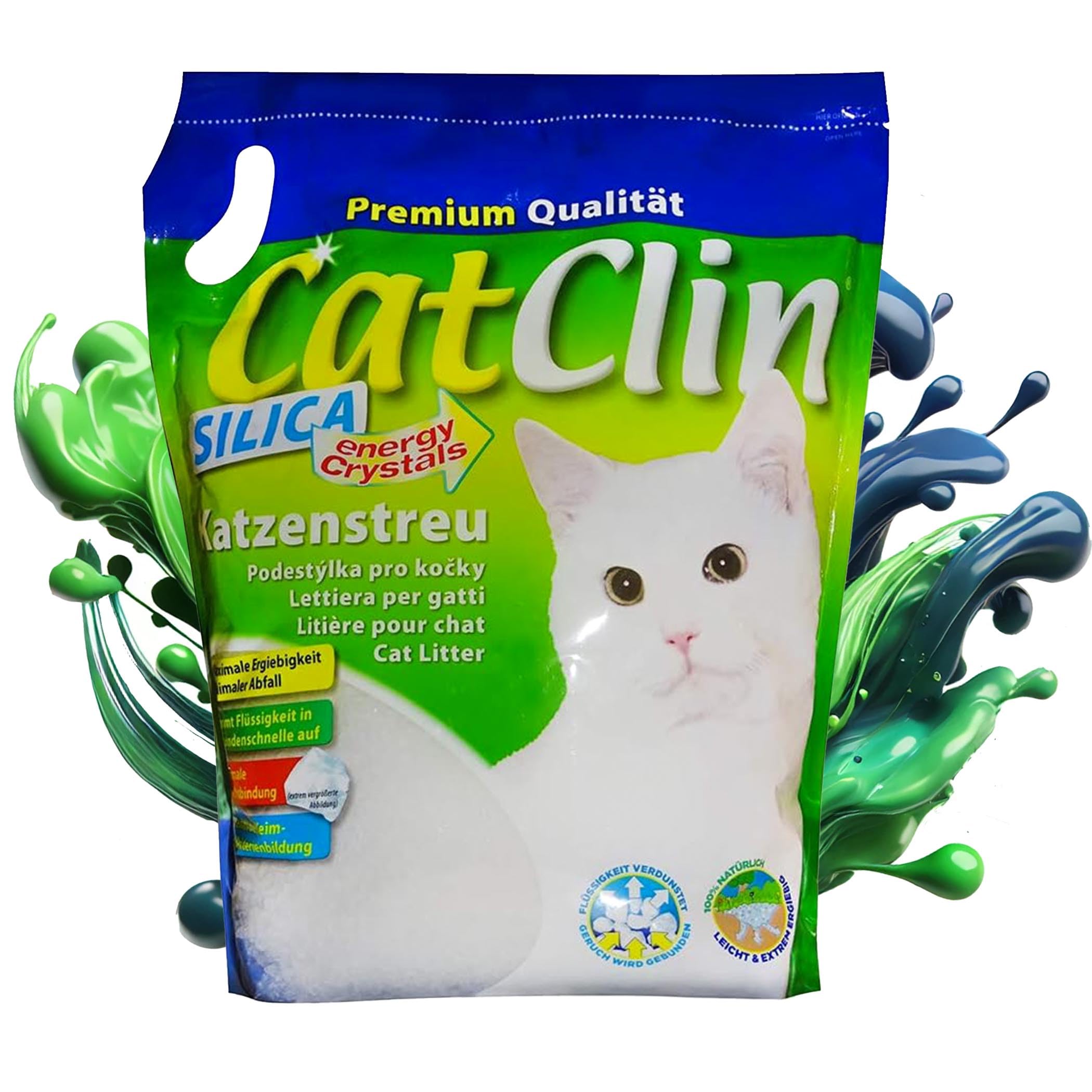 8x8l=64l Magic SILIKAT KATZENSTREU-PowerCat STREU-Forever CLEAN