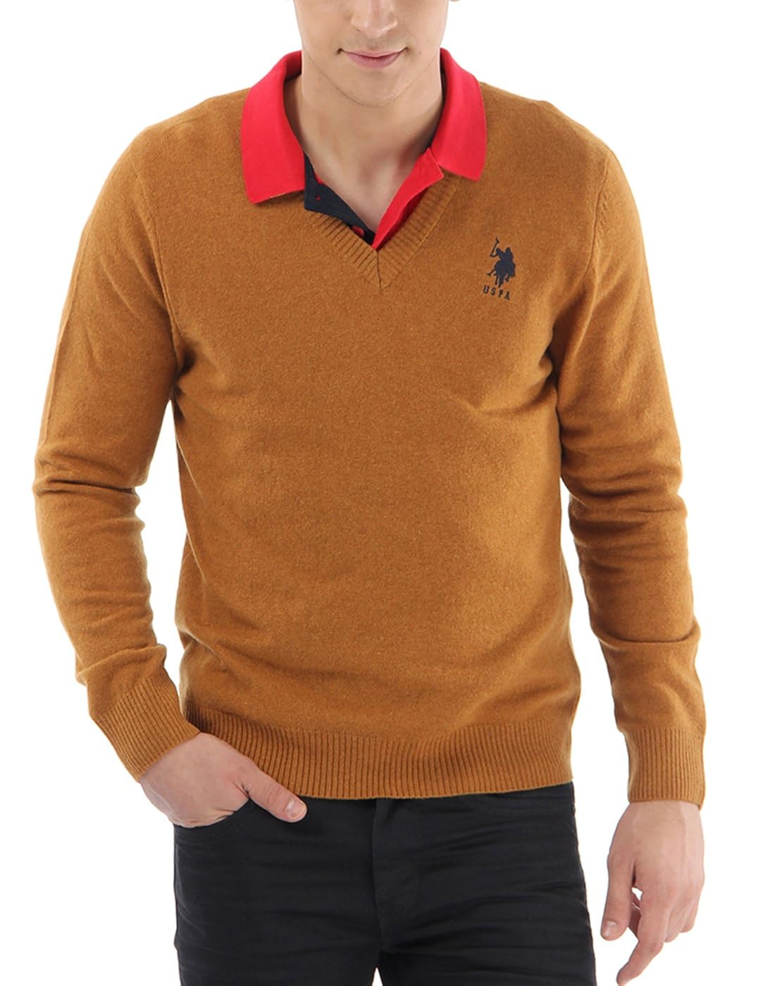 us polo woolen sweater