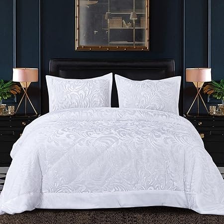 Luxurious Super King Size Bed Throws and Bedspreads Velvet Heavy ...