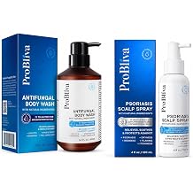 ProBliva Skin & Scalp Care Duo Tea Tree Body Wash + Psoriasis Scalp Spray, Daily Cleanse & On-Demand Scalp Comfort for Itch, Flakes, Dryness, Odor & Buildup