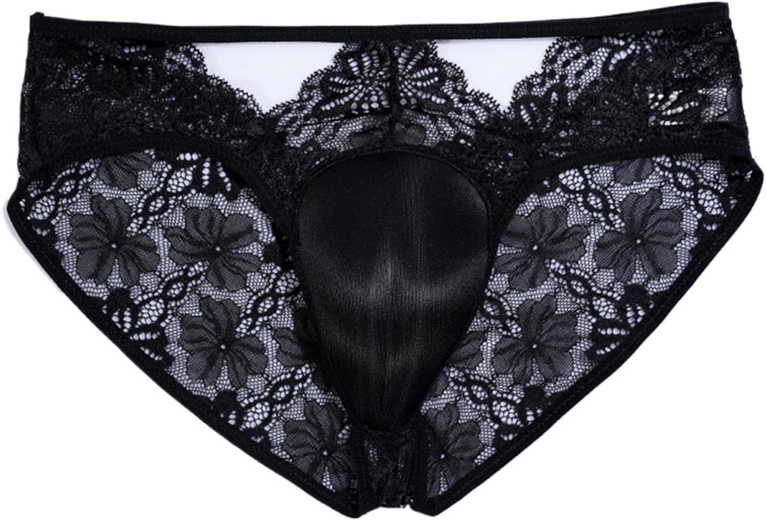 2 Pack Mens Lace Hiding Gaff Panties Sexy Camel Toe Shaping Underwear Panty Realistic Feminine Lingerie Briefs