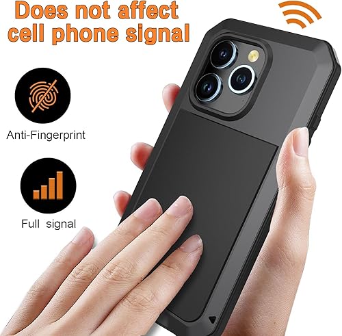 Miniatura 6 de Marrkey Funda protectora de cuerpo completo 360 para iPhone 11, resistente a los golpes, funda de metal de aluminio con protector de pantalla