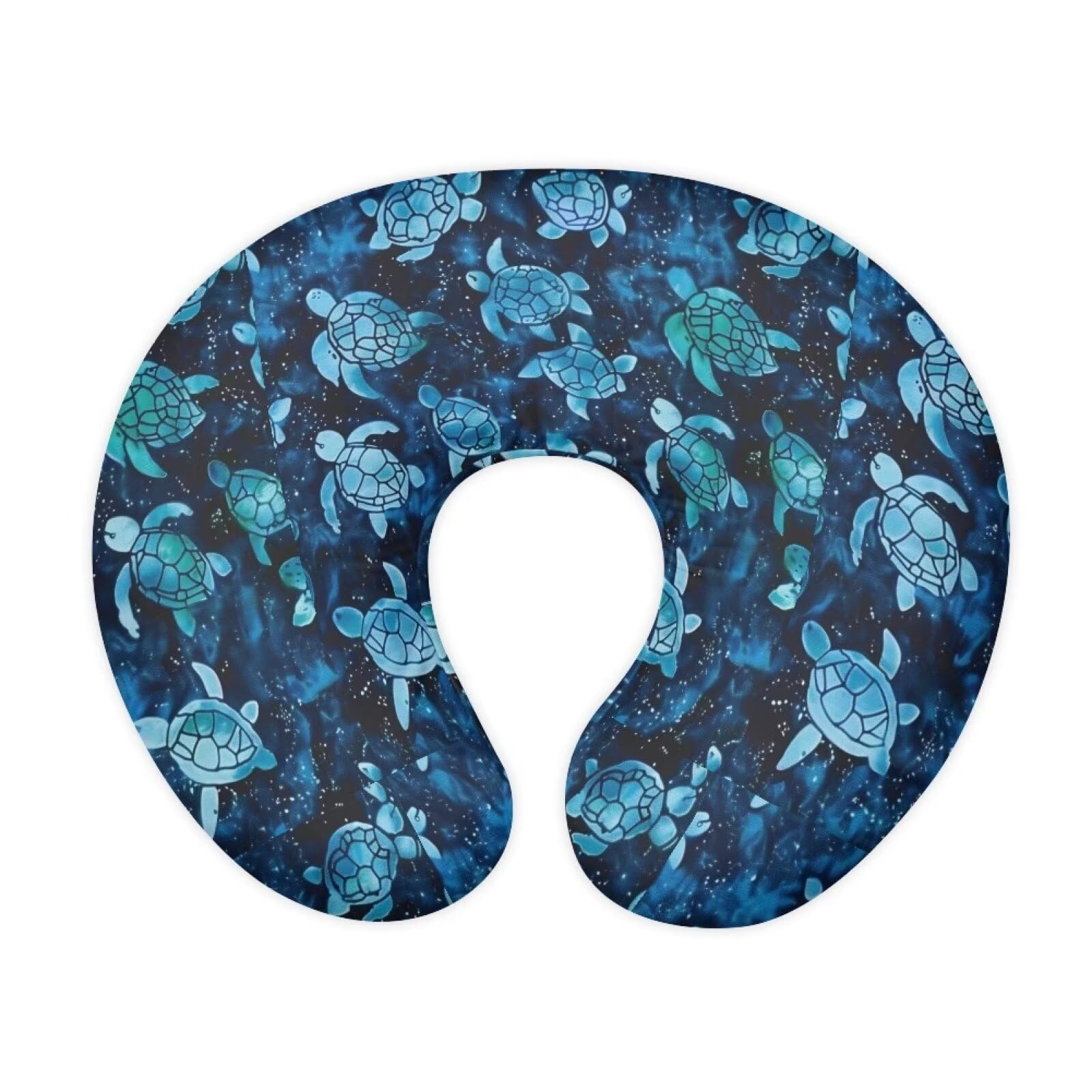 XXQGOMG Sea Turtle Breast Feeding Pillows for Babies Boys & Girls Soft Breathable Nursing Pillow Case U Shaped Nursing Pillow Slipcovers for Breastfeeding Mom