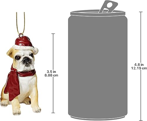 Vista 67 de Design Toscano - Figura de perro para decoración navideña.