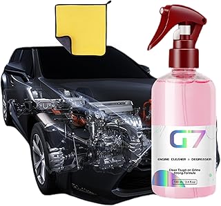 Engine Cleaner & Degreaser 100ml Kit with Microfiber Towel for Cars & Motorcycles