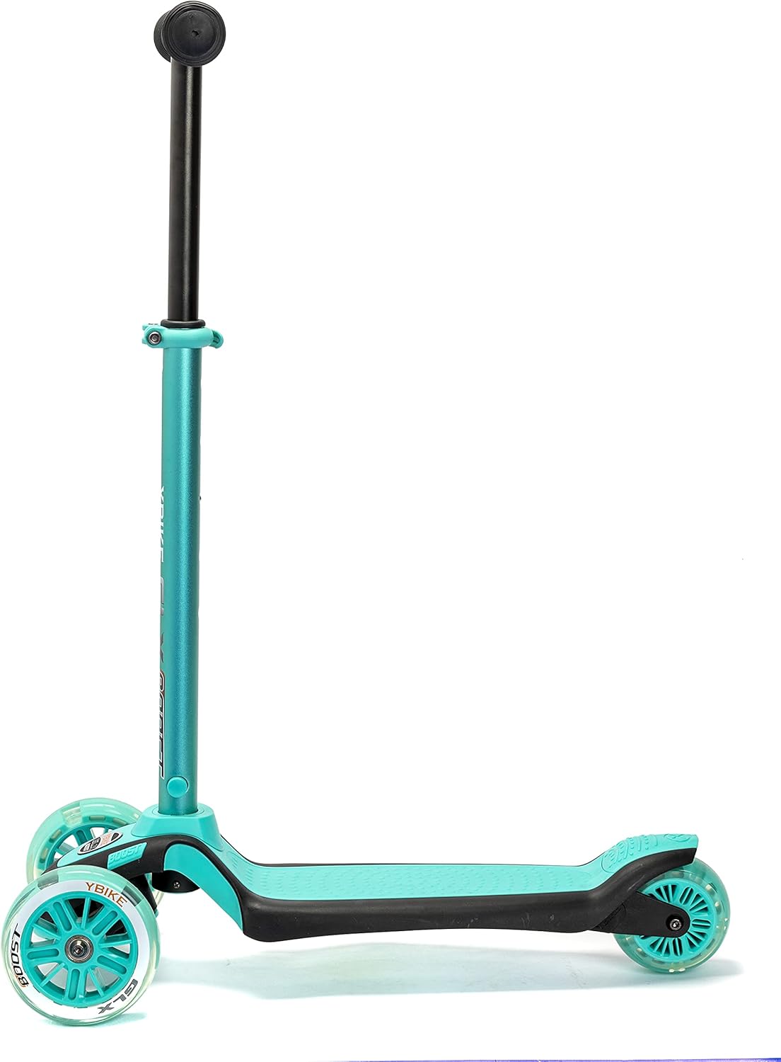 YBIKE GLX Boost Scooter with Adjustable Steering and Handlebar Height for Kids
