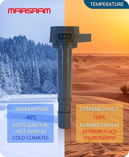 Vista 44 de Marsram Paquete de bobinas de encendido UF487 y doble bujía de iridio para Toyota Lexus 2005-2018 Camry Highlander Avalon Rav4 Sienna Venza RX350