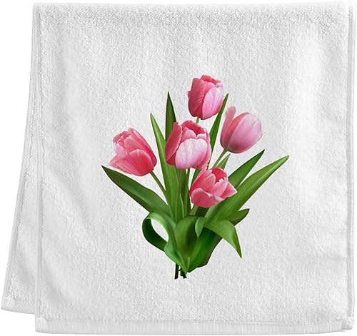 Miniatura 8 de Juego de 2 toallas de algodón suave para lavado facial, diseño de margaritas amarillas y blancas, para gimnasio, baño, decoración para baño, 16 x 30