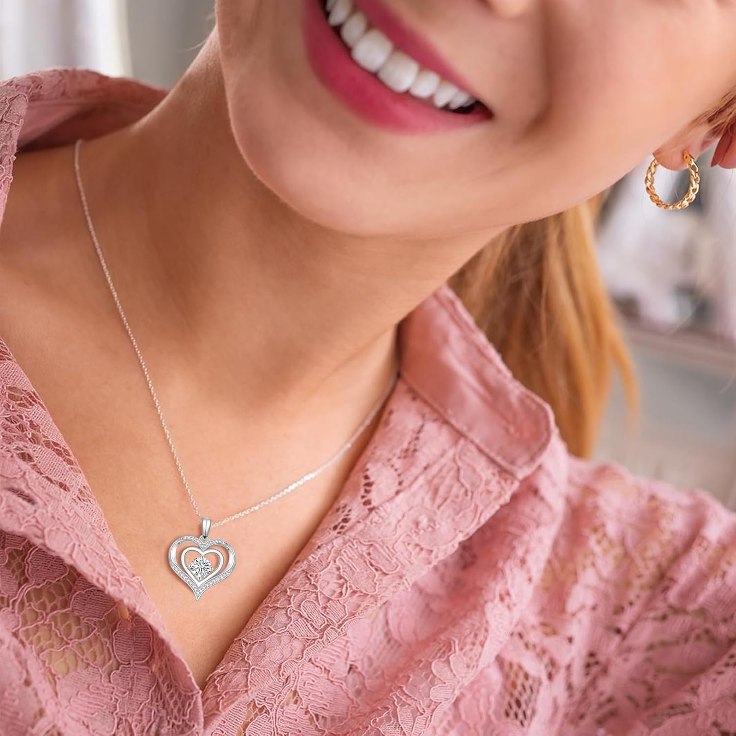 CERSLIMO Daughter Gifts from Mom & Dad - Unique Christmas Birthday Gifts for Daughters Stepdaughter Bonus Daughter Gift Ideas, Sterling Silver to My Daughter Necklace from Mother And Father - Image 2