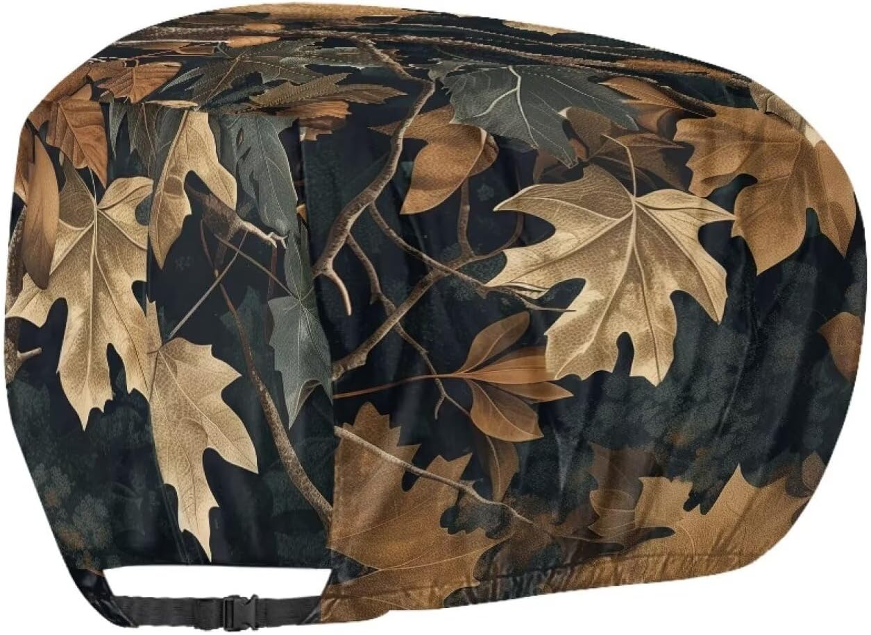 25HP Boat Motor Cover Hunting Forest Outboard Engine Cover Fade Resistant Protective Covers Effective Protection for Rain Snow Weather UV Universal Fit Most of Boats in The Market