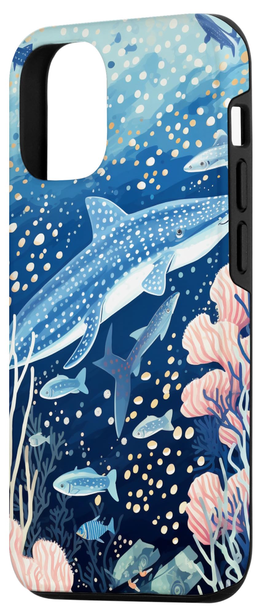 Whale Shark Coral Reefs Seashell Starfish Ocean Beach Sea Case for iPhone 13 - Image 2