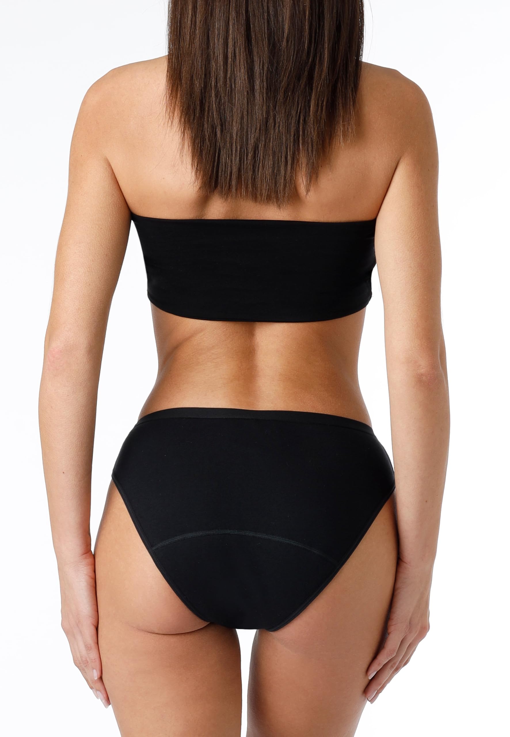 Lovable Slip da Ciclo Mestruale in Cotone Elasticizzato – Flusso Medio | Intimo Mestruale Lavabile, Riutilizzabile e Anti-Perdite | Bi-Pack Donna x2