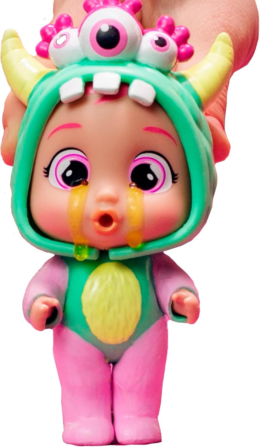 Cry Babies Magic Tears Jumpy Monsters, Stars Fuzz, Bambola Collezionabile Bambola Collezionabile with Pigiama Mostriciattolo, Giocattolo Bambine e Bambini +3 Years