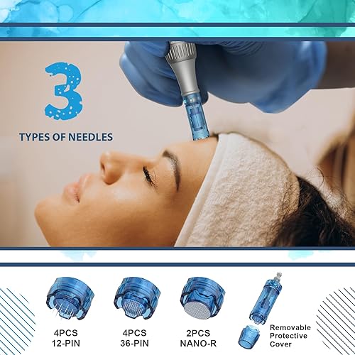 Miniatura 6 de Dr. Pen Ultima M8S Microneedling Pen - Bolígrafo profesional de belleza Derma para rostro y cuerpo - Bolígrafo de microagujas con 10 cartuchos de