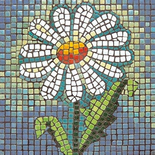 Generico Occre Ref. 11106 - Fiore - Mosaico in ceramica smaltata da assemblare - 919 pcs - 15 x 15 cm