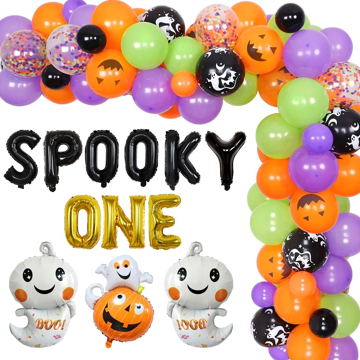 Spooky Halloween Balloon Garland Arch Kit with Ghost Philippines Ubuy