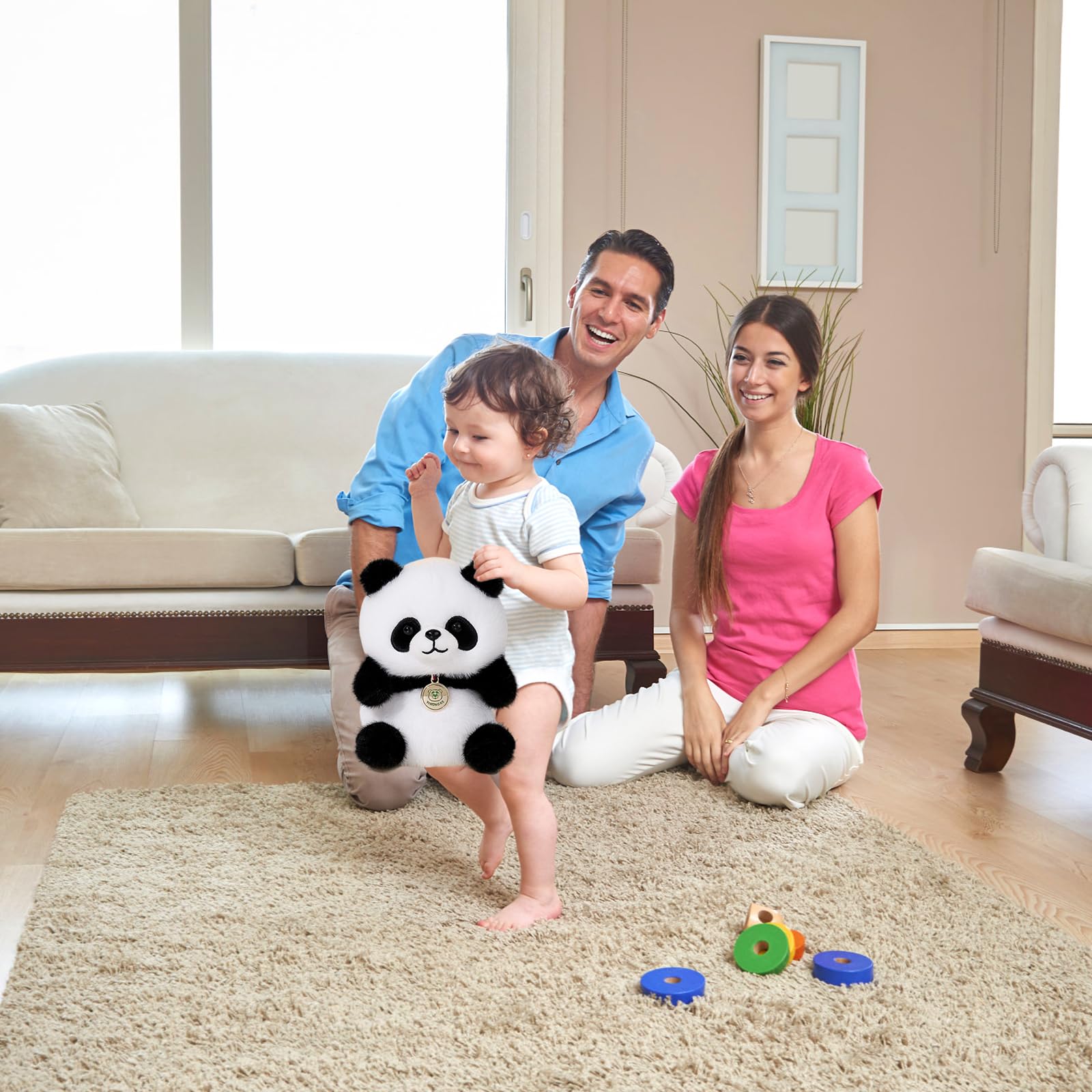 Realistic Panda Plush, 2025 New Ultra-Soft Plush Mimics The Natural Movements Like A Real Panda, Ease Stress And, Science-Backed Comfort,Includes Gift Box - Image 4