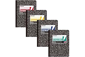 KAISA Composition Notebooks, Graph Paper 9x7 Inches