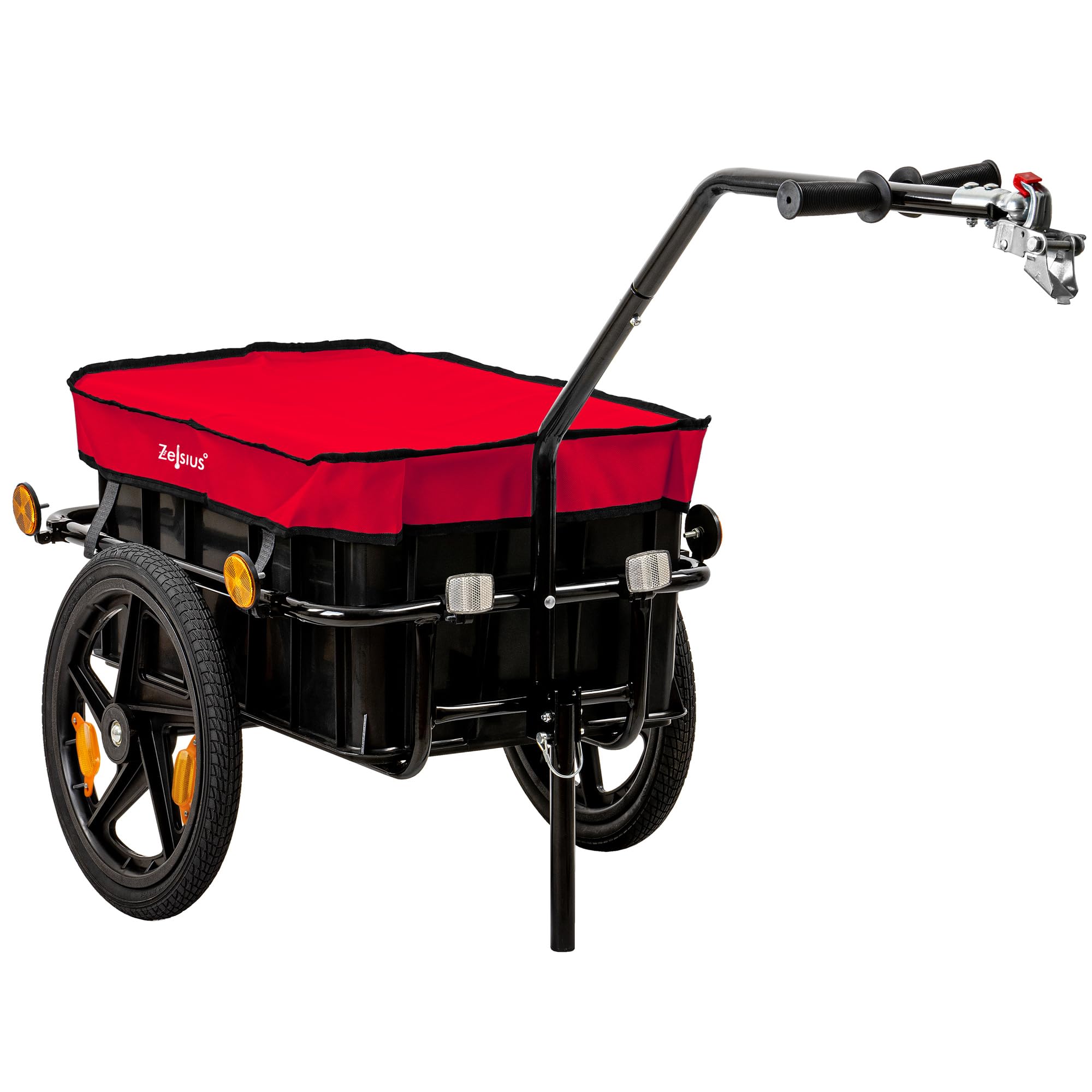 Rimorchio Bici Zelsius 68 Litri - Carrello Trasporto Per Shopping E Campeggio - Foto 4