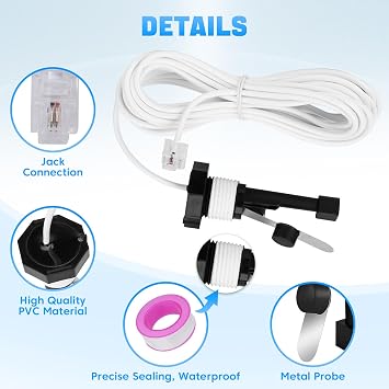 2026 Upgraded GLX-FLO-RP Pool Flow Switch Assembly
