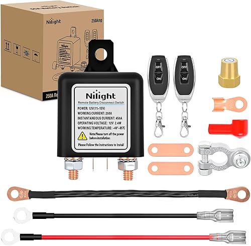 Miniatura 45 de Nilight 50044R - Juego de 5 cables de cobre estañado impermeables de 40/30 amperios, resistentes de 12 AWG, 5 pines, SPDT, estilo Bosch de 12 V