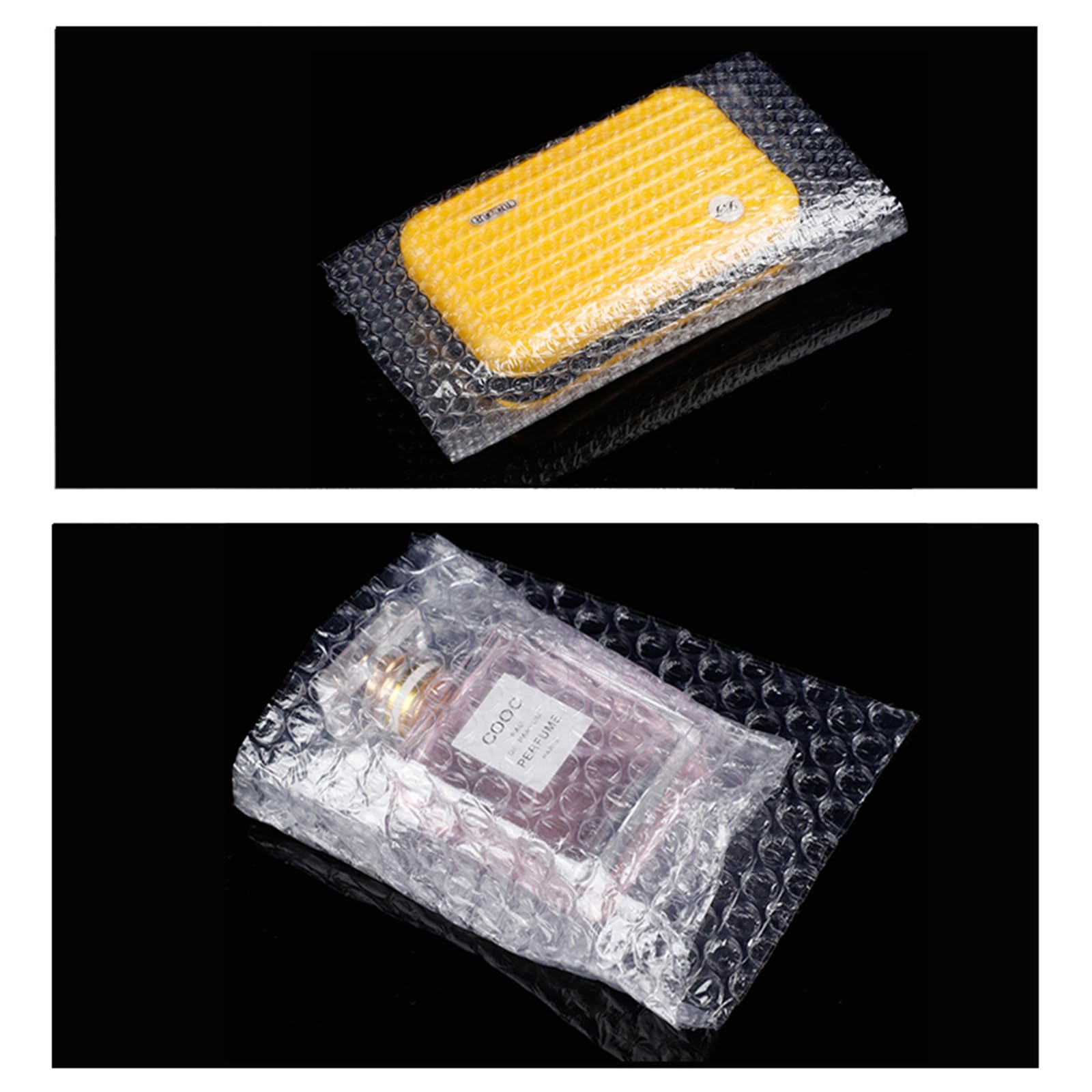 100 sacchetti a bolle d'aria, 15 x 25 cm, trasparenti, per trasloco e spedizione